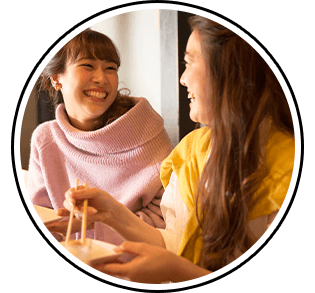 女子会に